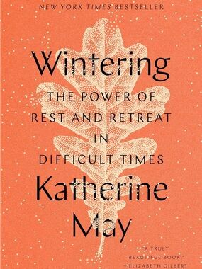 Katherine Way Orange Book Cover with White Leaf Illustration